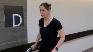 Ходьба без опоры на вес с ходунками