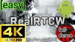 Real return to castle Wolfenstein: Wolfenstein 3d Android [4k 60fps] (full demo)