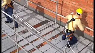 Height Work Safety Training In Hindi Language , one complete module of height work training forall .