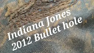 2012 Indiana Jones Bullet Hole Scar