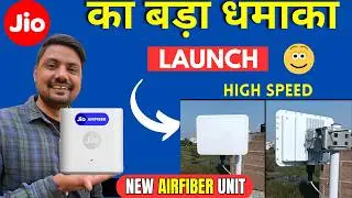 Jio Launch AirFiber Outdoor Unit C6 😱 | 6GHz Support | Game Changer Device 2026!