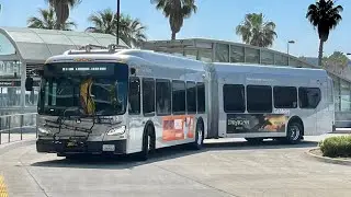 ⁴ᴷ⁶⁰ LA Metro 2019 New Flyer XE60 #19513 on G Line / Route 901