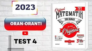 ORAN-ORANTI TEST 4-2023 TYT MATEMATİK SORU BANKASI(ÜMİT ER) #orjinaltytmatematik#2023yks