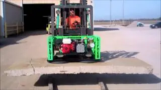 Multi Lifter lifts a 2,500 LB Concrete Slab