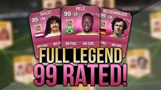 FIFA 15 - 99 RATED FULL LEGEND SQUAD! FT. 99 PELÉ, GULLIT & BECKENBAUER