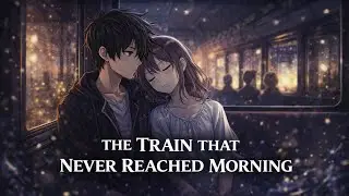 The Train That Never Reached Morning 🚆🌑 | Original Anime Story | AvR Anivortex #story #animestory 