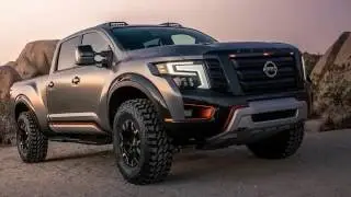 Концепт Nissan Titan Warrior готов ко всему: большой пикап Nissan готовится к внедорожным приключениям.