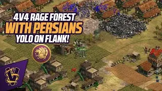4v4 Rage Forest with Persians YOLO on flank!