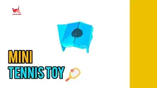 How to make Origami Mini Tennis Toy tutorial