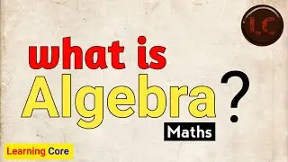 What is algebra class 9 | Algebra in Mathematics in Urdu/Hindi | learning core
