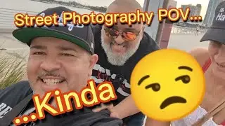 Street photography/street portraits at St. Pete Pier, FL with family and friends