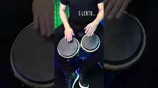 Bongo Martillo | Syncopation Workout🔥🔥😀🔷👌t #shorts #bongos #percussion