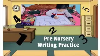 Pre Nursery Writing Practice ✍️📝 How To Teach Kids Writing Before School #youtubevideos #kidswriting