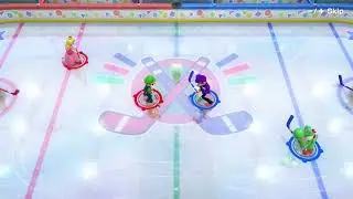 Ice Hockey (Hard Difficulty) - Mario Party Superstars Gameplay