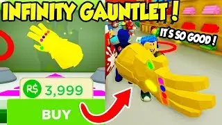I GOT THE INFINITY GAUNTLET IN ROBBERY SIMULATOR!! *UNSTOPPABLE* (Roblox)