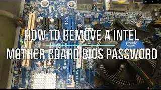 Как удалить пароль BIOS материнской платы Intel