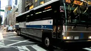 MTA Bus Company Motor Coach Industries D4500CL #3045 & #3319 on Routes QM5 & QM16