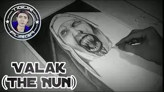 Drawing Valak The Nun - How to Draw ( Speed Drawing )