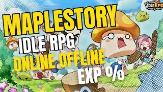 Online Offline EXP Comparison | MapleStory Idle RPG
