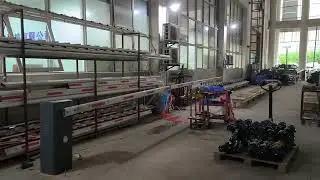 8 meter long arm barrier gate