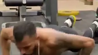 Hardik Pandya's intense, hot workout!