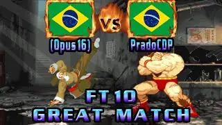 Street Fighter Alpha 2  - (Opus16) (BRA) VS (BRA) PradoCDP [sfa2] [Fightcade] [FT10] ストリートファイターゼロ2