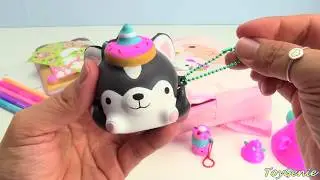 Opening Smooshy Mushy Diary and Backpack Surprises