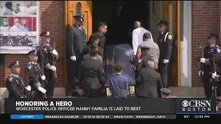 Procession Through Worcester Honors Fallen Police Officer Manny Familia