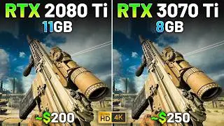 RTX 2080 Ti против RTX 3070 Ti в 2026 году | Тест в 15 играх | 4K