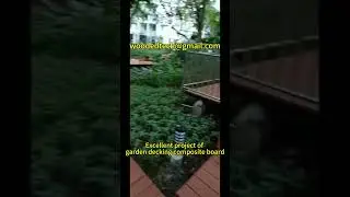 Excellent project of garden decking composite board #gardendeckingcompositeboard
