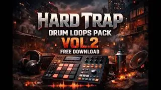Hard Trap Drum Loops Pack Vol.2 | Free Download  (producer toolkit)
