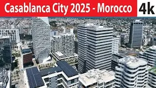 Casablanca City - Morocco 4K By Drone 2025
