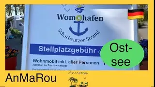 🇩🇪 Ostsee Scharbeutz Wohnmobilstellplatz Strand Timmendorfer Strand