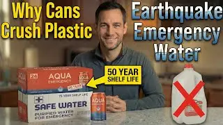 Why Cans Crush Plastic for Earthquake Emergency Water Storage