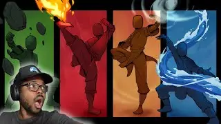 Junior Reacts Avatar Element Animation 2