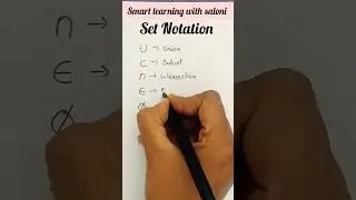 Set Notation #sets #set Notation #remember #viralshorts #shorts