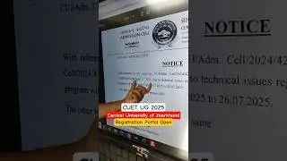 Central University of Jharkhand registration Started | Central University Jharkhand counselling 2025