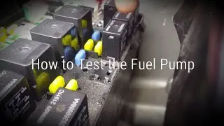 How to Test the Fuel Pump: 2001-2007 Caravan/Town & Country