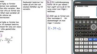 Matematik 1 Genomgång Formler