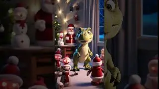 Creepy January 😈🦖Rex tries to pack away his toys like a good dinosaur&hellip; #dino #funnyshorts