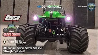 LOSI LMT Test with Treal Servo Arm in 