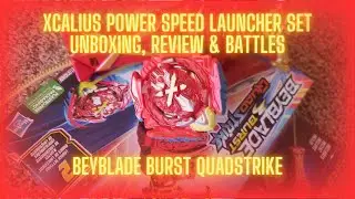 Is This Worth It? Xiphoid Xcalius X8 Power Speed Launcher Set Unboxing | Beyblade Burst QuadStrike
