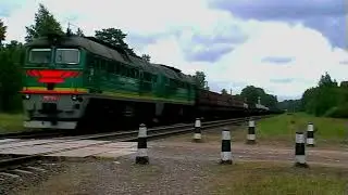 LG 2M62M-0674 with freight train to Kaliningrad (2008)