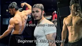 How I Grew My Arms from 10 to 16 Inches (Beginner Secret)  #armsworkout #triceps #biceps 