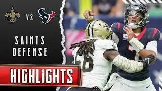 Saints Defense Week 6 Highlights vs Texans