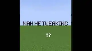 What nah we tweakin means