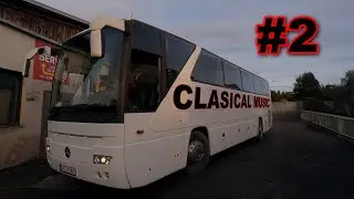 Bus Drive |  Mercedes-Benz Tourismo with Manual Transmission | Cab view | Clasical music #2 | 4K