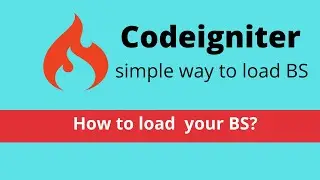 Simplest way to add bootstrap 4 in Codeigniter 3