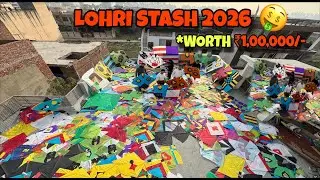 Lohri Stash 2026 😱 *Worth ₹1,00,000/- 12 TAWA, PAKISTANI 6 TAWA, 3 TAWA, BIG KITES || LOHRI 2026 🔥||
