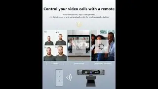Spedal FF931 4K UHD Webcam with Built-in AI Noise Reduction Dual Microphones,120° Wide Angle